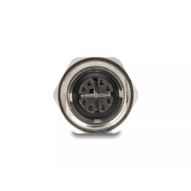 Delock M12 adapter X-kodeeritud 8-pin emane RJ45 emane Cat.6A STP metall 60685