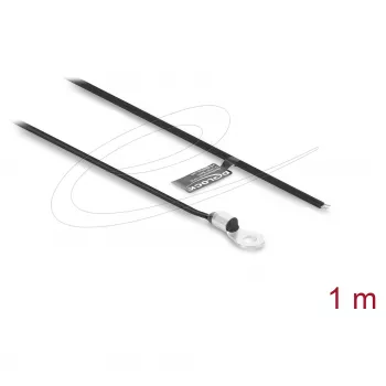Delock M4 keermestatud NTC temperatuurianduri kaabel, 1 m, 10 kΩ, 3435 K, 2 avatud otsaga