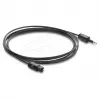 Delock Optical Audio Cable – Mini TOSLINK 3.5mm to TOSLINK, 2m, Must