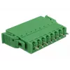 Delock PCB klemmliistu komplekt 8-kontaktiline 3,81 mm sammuga vertikaalne roheline (10 tk) 65974