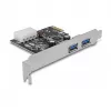 Delock PCI Express x1 kaart 2 x USB 3.2 Gen 1 Type-A jaoks, madalprofiil