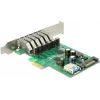 Delock PCI Express x1 kaart 6 x välisele + 1 x sisemisele USB 3.0-le
