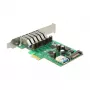 Delock PCI Express x1 kaart 6 x välisele + 1 x sisemisele USB 3.0-le