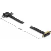 Delock PCI Express x1 riser-kaart 90° nurga all oleva pistikuga ja 60 cm kaabliga