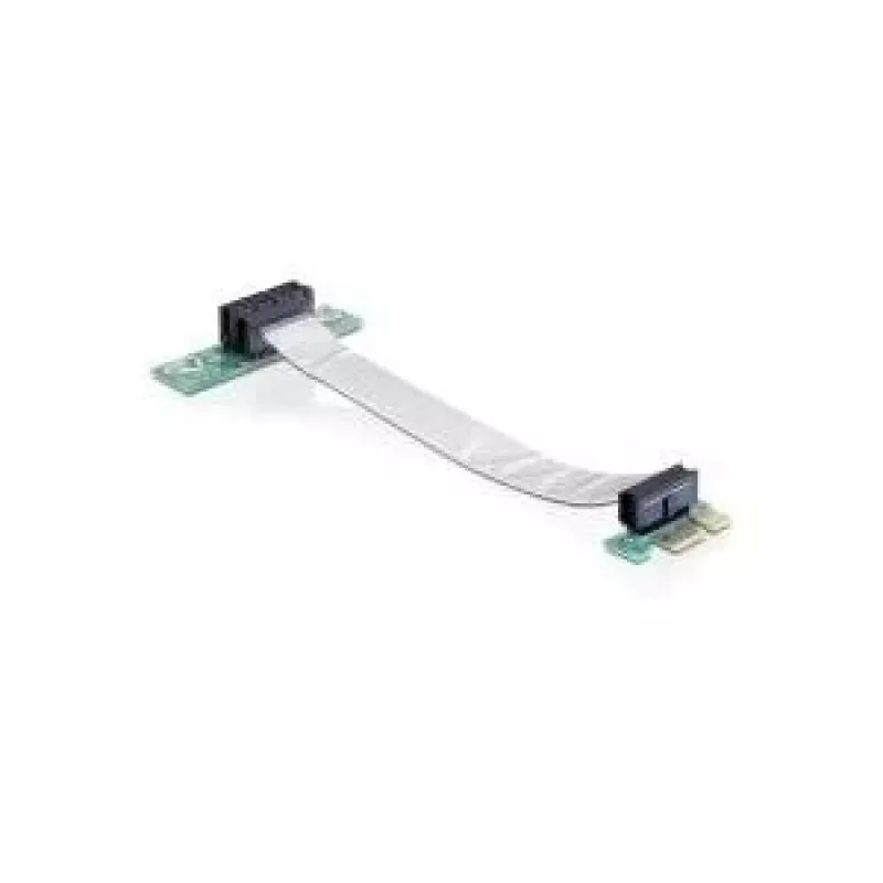 Delock PCI Express x1 - x1 riserkaart painduva kaabliga, 13 cm, vasakule suunatud