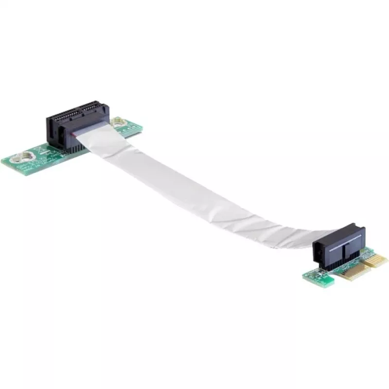 Delock PCI Express x1 - x1 riserkaart painduva kaabliga, 13 cm, vasakule suunatud