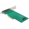 Delock PCI Express x4 kaart 1 x sisemisele NVMe M.2 Key M 110 mm - Low Profile vormitegur