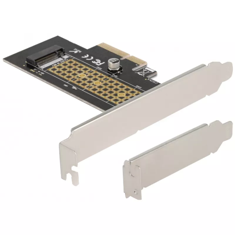 Delock PCI Express x4 kaart 1 x sisemisele NVMe M.2 Key M 80 mm - madala profiiliga vormitegur 90047