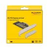 Delock PCI Express x4 kaart 1 x sisemisele NVMe M.2 Key M 80 mm - madala profiiliga vormitegur 90047