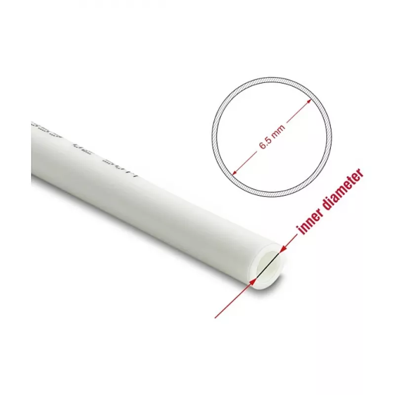 Delock Pneumaatiline voolik 10 x 6.5 mm PU 50 m rull valge