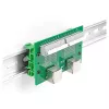 Delock RJ45 2 x emane 2 x klemmplokile koos surunupuga DIN-liinile (66994)