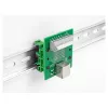 Delock RJ45 emane klemmliistule push-nupuga DIN-liinile 66992