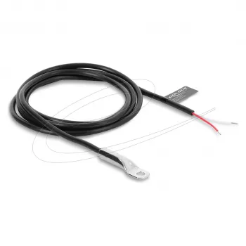 Delock temperatuurianduri kaabel M4 2 avatud otsaga PVC ümmargune B25/85 3435K 1 m
