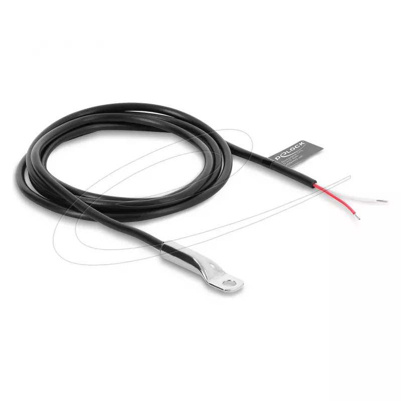 Delock temperatuurianduri kaabel M4 2 avatud otsaga PVC ümmargune B25/85 3435K 1 m