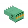 Delock klemmliistu komplekt PCB-le 4 kontaktiga 5,08 mm sammuga horisontaalne 66506