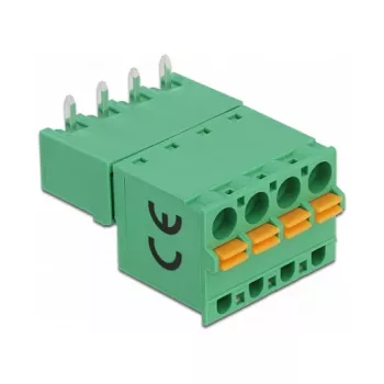 Delock klemmliistu komplekt PCB-le 4 kontaktiga 5,08 mm sammuga horisontaalne 66506