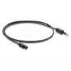 Delock TOSLINK-kaabel Mini TOSLINK 3,5 mm pistik TOSLINK-pistikule, Ø 2,2 mm, 1 m, must