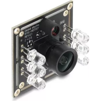 Delock USB 2.0 kaameramoodul globaalse katikuga monokroomne 0,92 MP 65° 6 LED V6 fikseeritud fookus (96410)
