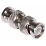 DELTA BNC isane BNC-isane sirge sidur-adapter, 75 oomi, nikkeldatud messing, PTFE-isolaator