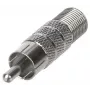 DELTA CINCH-W/F-G F-tüüpi emane RCA isasele adapter