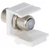 DELTA FX-F1 Fiiberoptiline keystone-moodul, SC Simplex/LC Duplex adapter, valge