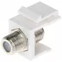 DELTA FX-F1 Fiiberoptiline keystone-moodul, SC Simplex/LC Duplex adapter, valge
