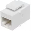 DELTA FX-RJ45-G/RJ45-G/6 varjestatud Cat6 keystone-pistik, tööriistavaba, kullatud kontaktid