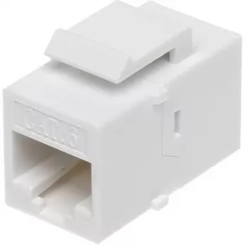 DELTA FX-RJ45-G/RJ45-G/6 varjestatud Cat6 keystone-pistik, tööriistavaba, kullatud kontaktid