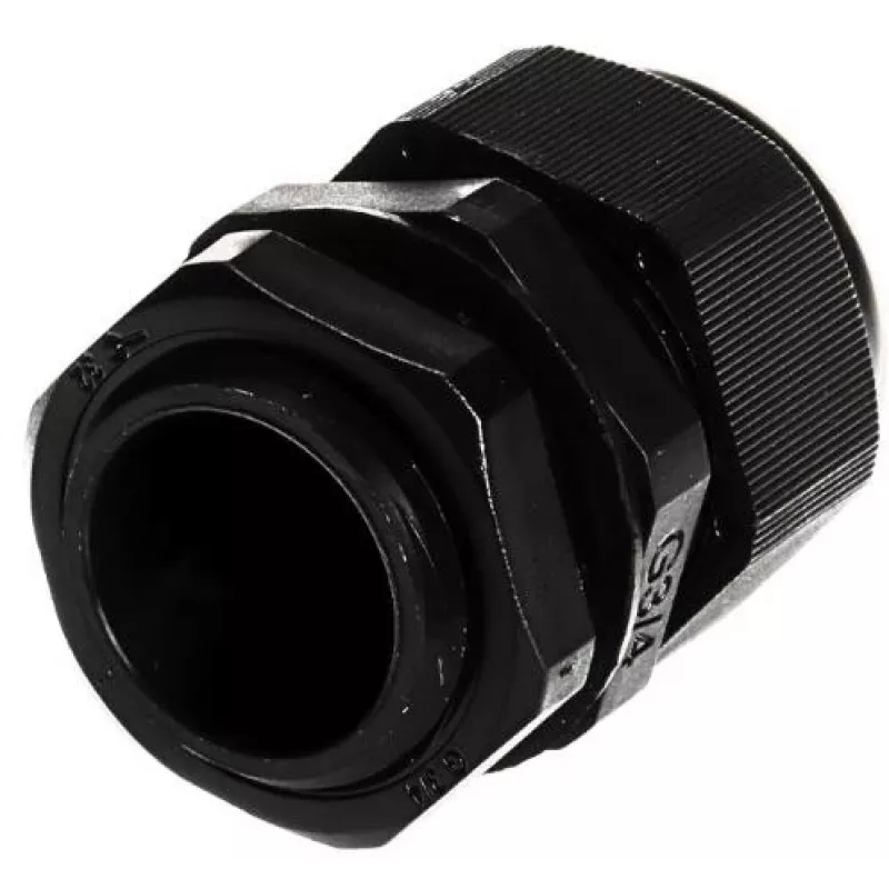 DELTA isoleeritud kaabliläbiviik G3/4-MUST IP68 3/4