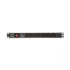 DELTA PD-6/R-SPD-1L Pikendusjuhe ülepingekaitsega, 6 Type E pistikupesa, 230V/10A, 1.5m kaabel, must
