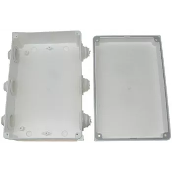 Delta PK-10/D IP55 pinnale paigaldatav harukarp, 8 kaablisisendit, hall
