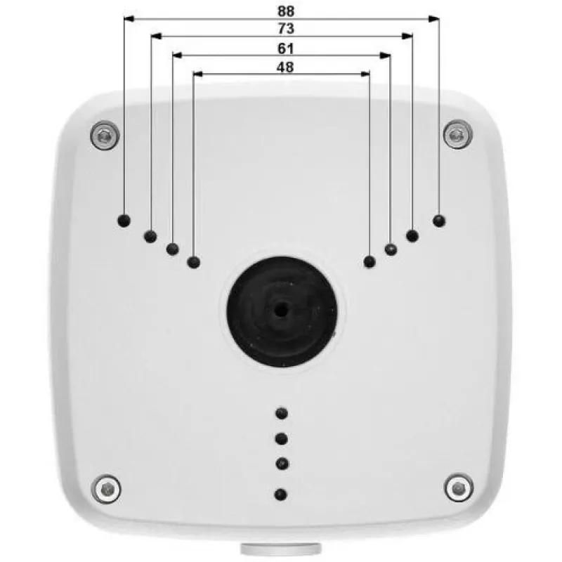 DELTA STG-PFA122 seina/lae kaamera kinnitus - IP66 - valge
