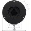 DELTA STG-PFA130-E harukarp Dahua kuplikaameratele, seina/lae kinnitus, alumiinium, must STG-PFA130-E(BLACK)