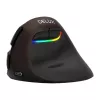 Delux M618 Mini Gold ergonoomiline hiir - 2.4G / Bluetooth 5.0 / USB-C, 4000 DPI, paremakäeline vertikaalne