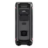 Denver BPS-470 Bluetooth Party Speaker with Karaoke, 2000W PMPO, 20W RMS, LED Lights, FM Radio, TWS, Microphone Included, Black