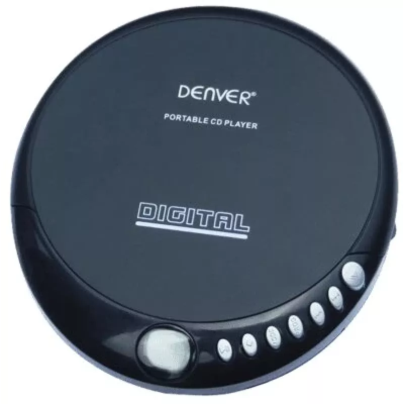 Denver DM-24 kaasaskantav CD-mängija koos kõrvaklappidega, must