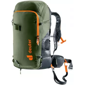 DEUTER Alproof Tour 38+5 khaki-must | Unisex suusamatkaseljakott