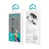 Devia 2-in-1 USB-C to Lightning kaabel rihmaga 1,2m 27W Must