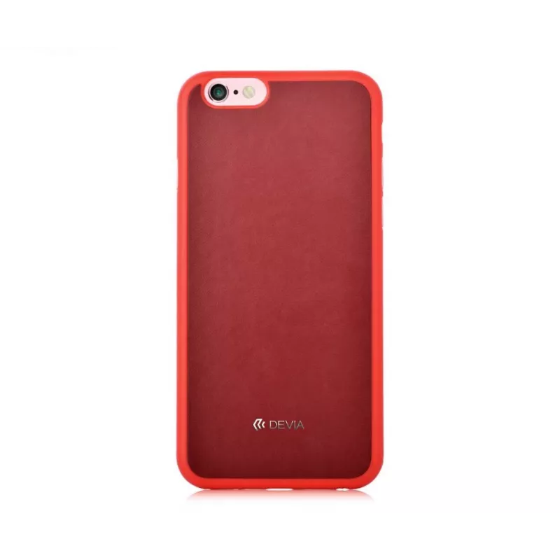 Devia Apple iPhone 6/6s Jelly Slim Leather Wine Red Tagakaas