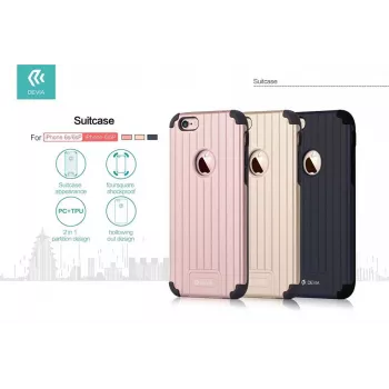 Devia Apple iPhone 6 / 6s Plus Suitcase Black Back Cover