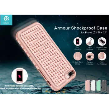 Devia Apple iPhone 7 / 8 Armor Shockproof Case Green