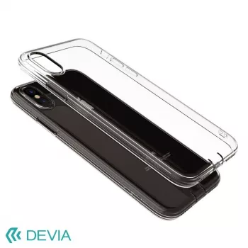 Devia Apple iPhone X Shockproof Soft Case Clear Tea