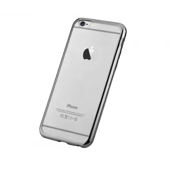 Devia Glitter Soft Case Apple iPhone 7 / iPhone 8 / iPhone SE (2020) / iPhone SE (2022) jaoks - Hõbedane