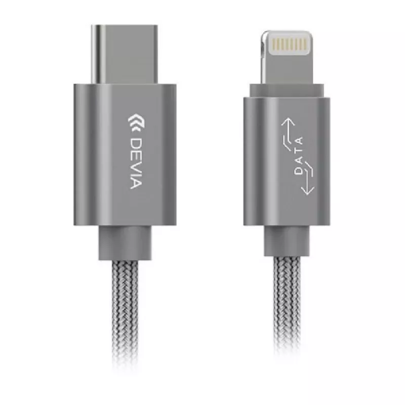 Devia Gracious USB-C to Lightning kaabel 1m hall