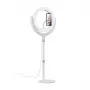 DEVIA Telefonihoidja LED-lambiga 40cm Valge