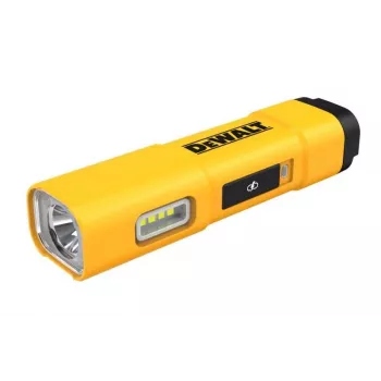 DEWALT BD-DCL183 LED taskulamp 1300 luumenit, IPX4 pritsmekindel, lennukiklassi alumiinium, must