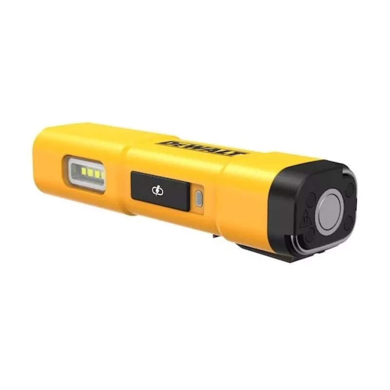 DEWALT BD-DCL183 LED taskulamp 1300 luumenit, IPX4 pritsmekindel, lennukiklassi alumiinium, must