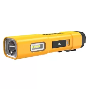 DEWALT BD-DCL183 LED taskulamp 1300 luumenit, IPX4 pritsmekindel, lennukiklassi alumiinium, must