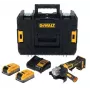 DEWALT DCG404S2T-QW 18V Juhtmeta Nurklihvija 125mm Harjadeta 2x4.0Ah XR Li-Ion Akud ja Laadija TSTAK Karp