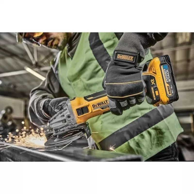 DeWALT DCG405H2T-QW Juhtmeta põrandalihvija/lihvmasin 18V 125mm 5.0Ah XR Li-Ion harjadeta TSTAK II komplekt